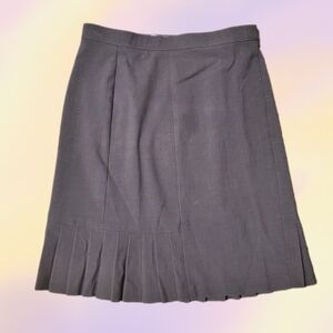 dressbarn Charcoal A-Line Skirt